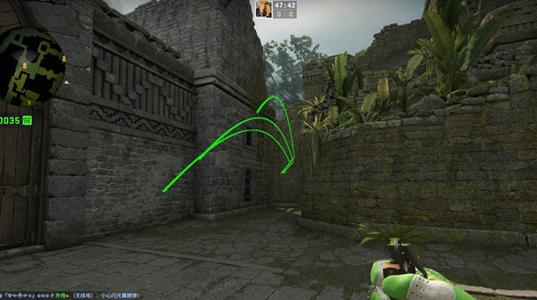 csgo远古遗迹指定位置涂鸦怎么做？远古遗迹在T边上方应用涂鸦任务攻略图片2