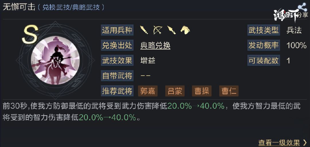 鸿图之下s4新典略技能大全 S4典藏技能一览图片7