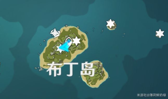 原神布丁岛解密攻略 布丁岛全宝箱位置坐标图文一览图片3