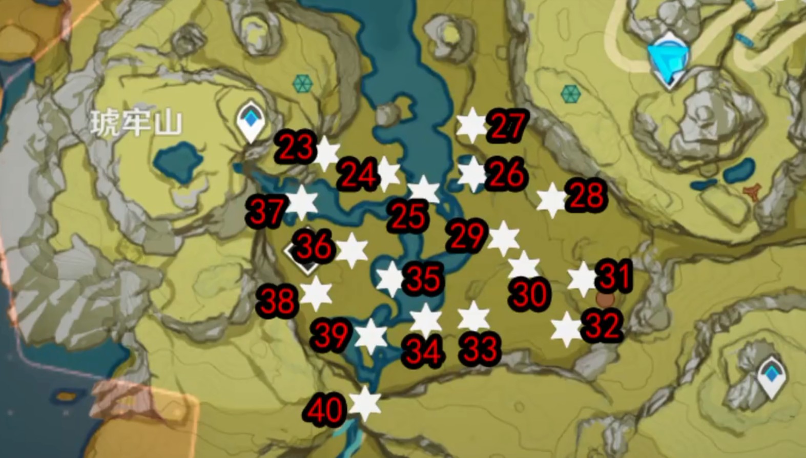 原神逐月节宝箱收集线路 40个逐月节宝箱位置汇总图片2