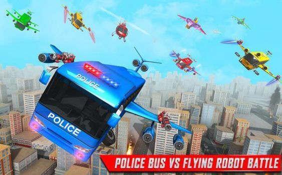 变形警车机器人游戏图1