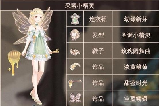 奇迹暖暖采蜜小精灵完美搭配推荐 佐茶甜点师怎么搭配图片2