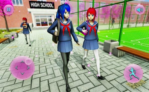 动漫学校女孩生活模拟器游戏中文安卓版图1