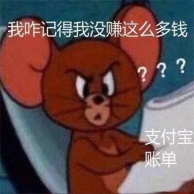 看完支付宝年度账单的你表情包图3