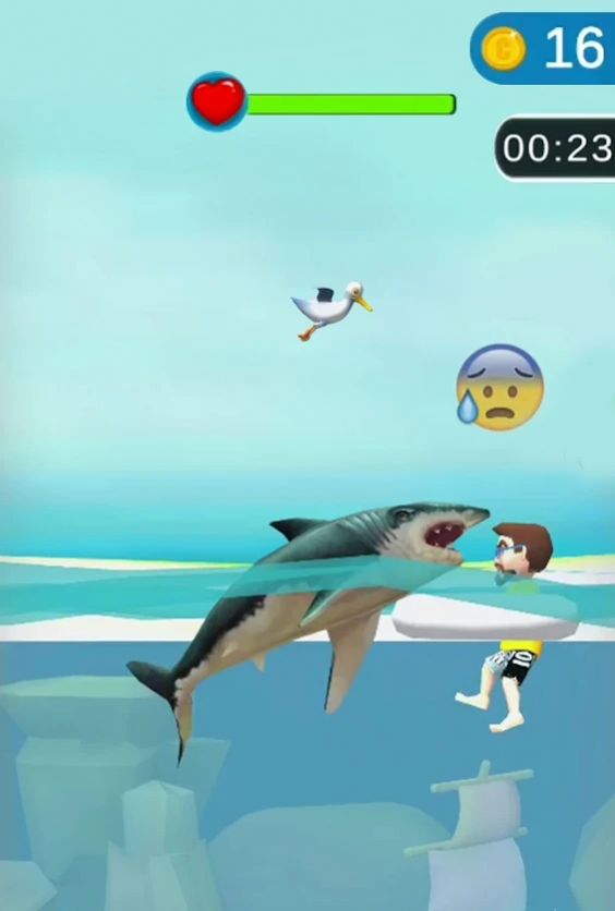 鲨鱼狂潮3D游戏图3