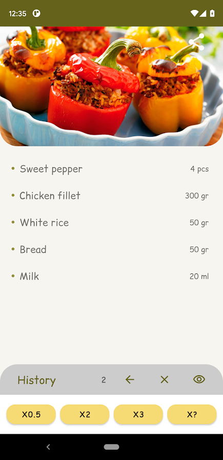 食谱计算器app图1