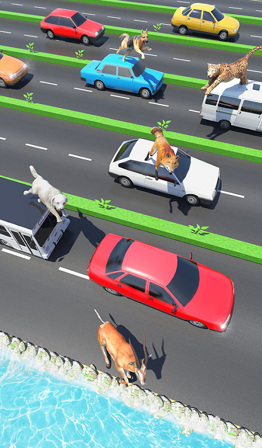 动物公路跳跃游戏安卓版图3