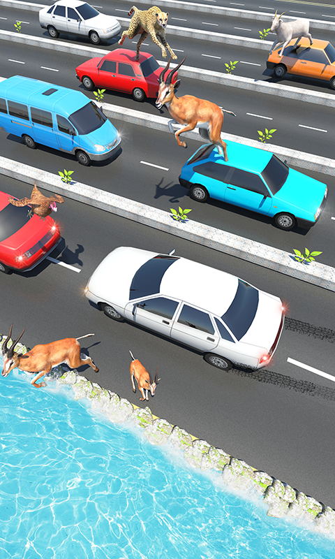 动物公路跳跃游戏图片1