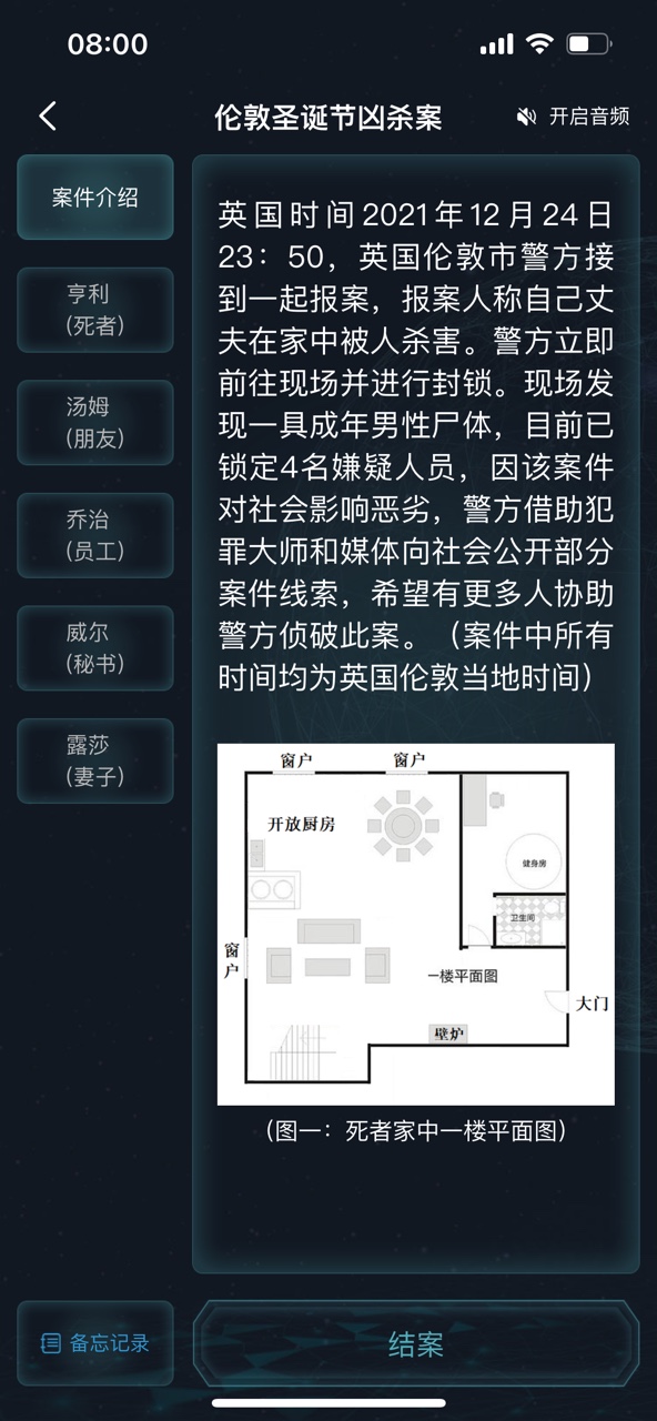 犯罪大师伦敦圣诞节凶杀案答案图片2