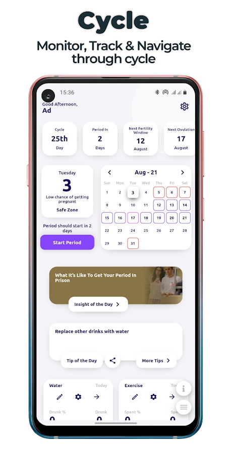 月经周期计算器app图片1