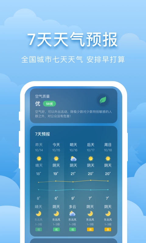元气天气app图片2