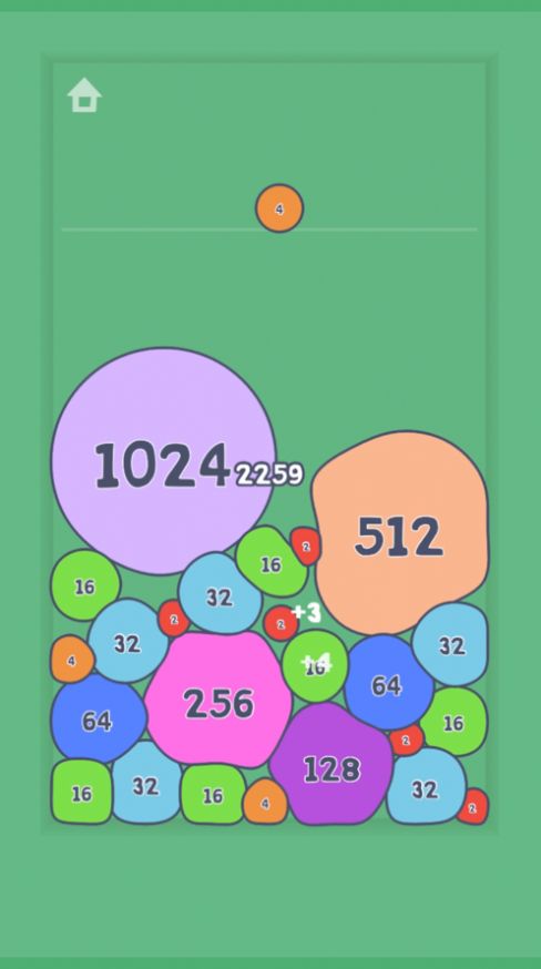 合成弹弹球2048游戏图片1