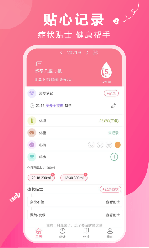 大姨妈安全期app手机版图2