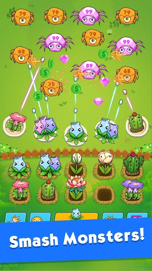 幸运花园粉碎怪物游戏图1