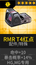 少女前线备用瞄具RMRT4红点怎么样？RMRT4红点评测图片1