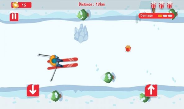 雪橇上的滑雪大师游戏图2