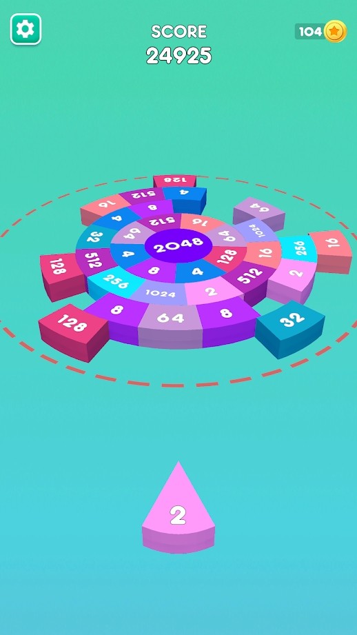 击中2048游戏图片1