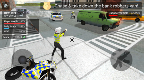 警车骑士3D特技游戏安卓版图2