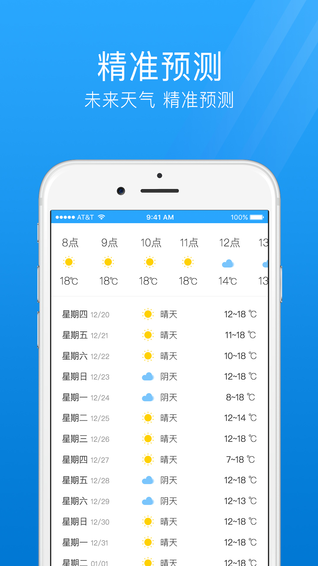 七日天气APP图2