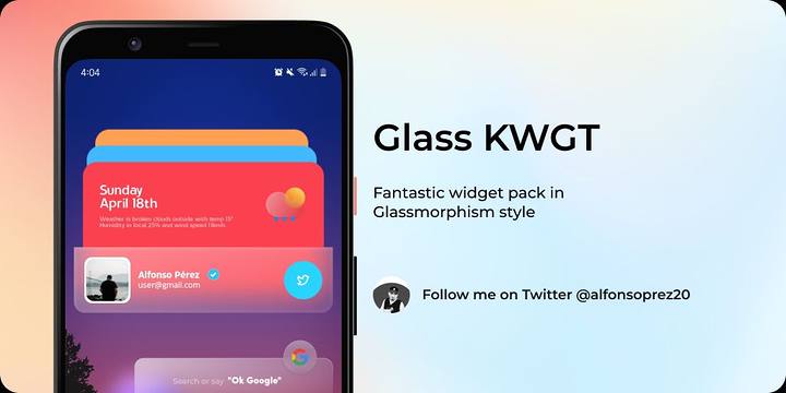 Glass KWGT官网版图3