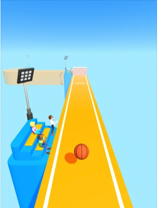 空气球3D篮球赛跑者游戏图3
