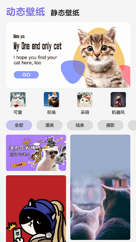 可爱喵喵壁纸大全app手机版图3