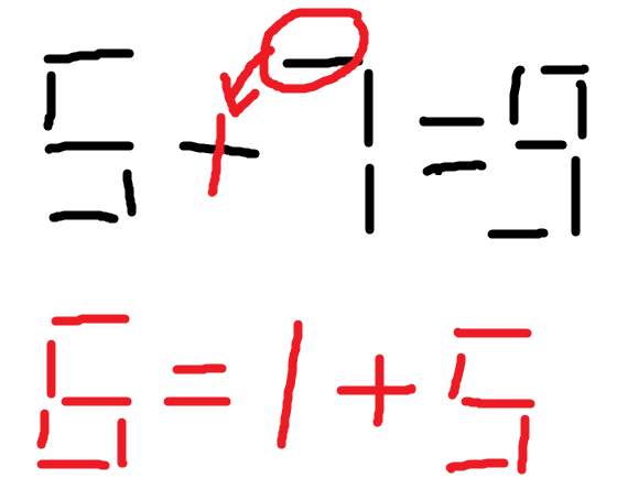 移动一根火柴棒5+7=9答案图片4