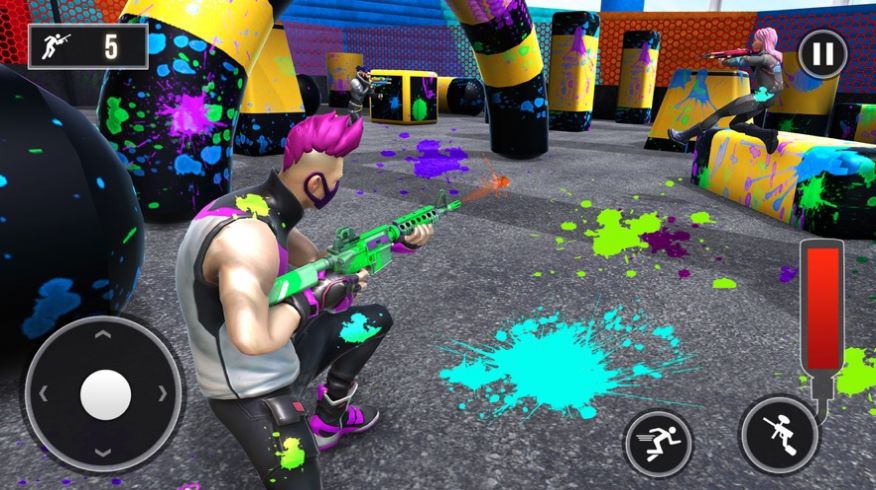 竞技场彩弹射击3D中文版图1