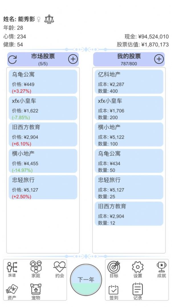 模拟炒股人生游戏安卓版图2