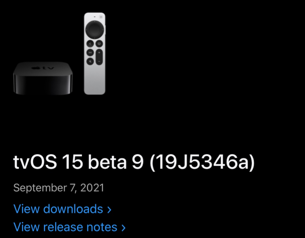 tvOS 15 beta9描述文件图片1