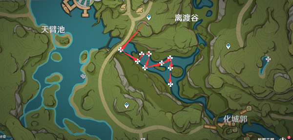 原神月莲采集路线图文一览 原神月莲位置分布图解析图片5