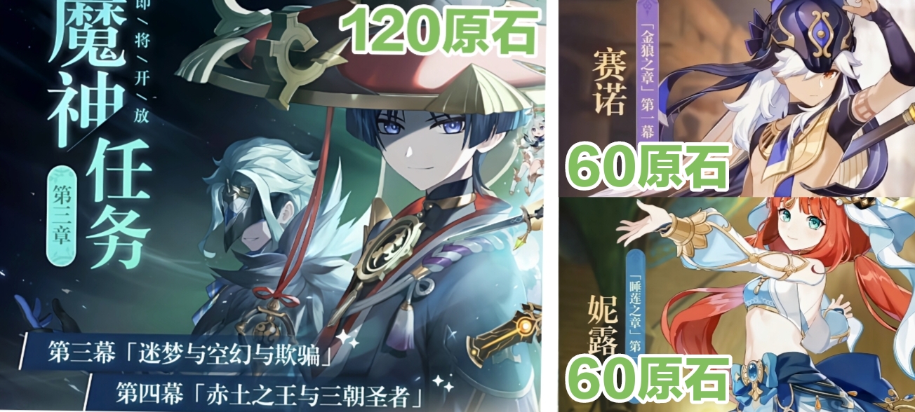 原神3.1版本原石总量解析-原神3.1版本总共能获得多少原石图片2