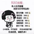 520出租自己价格表搞笑图