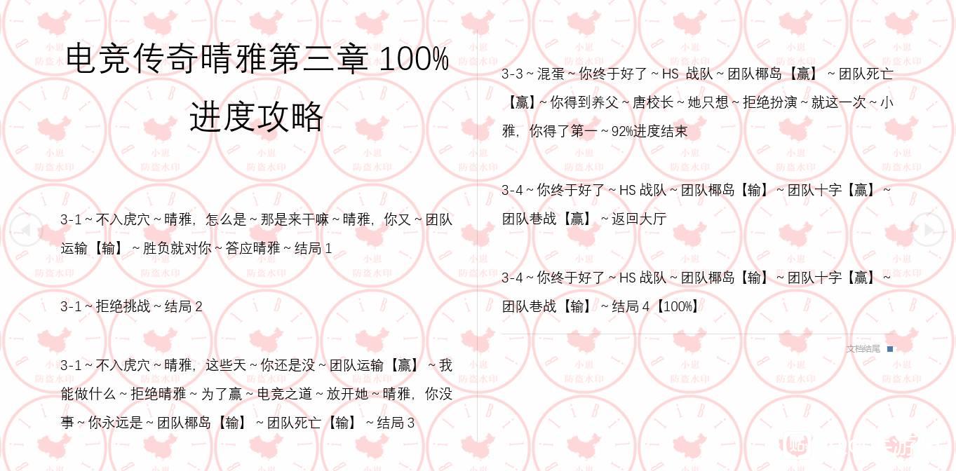 CF手游电竞传奇晴雅剧情100%通关攻略（第1章到第4章全攻略）图片4