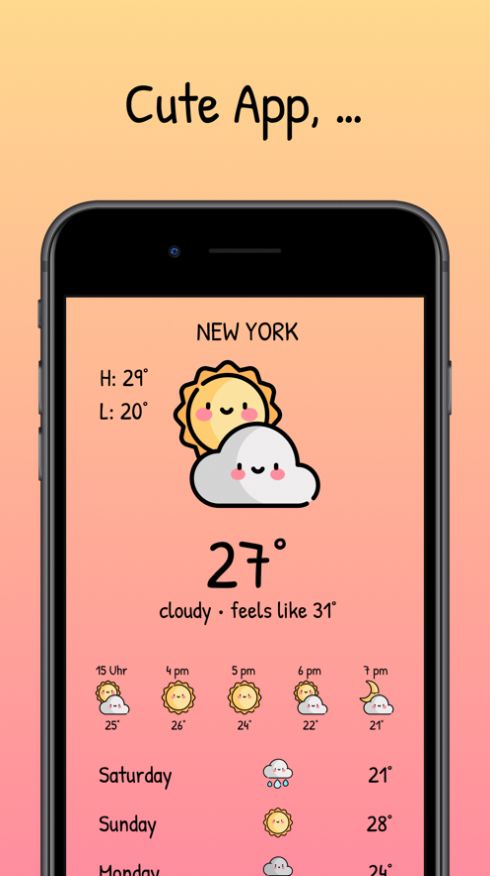 Cute Weather安卓版图片1