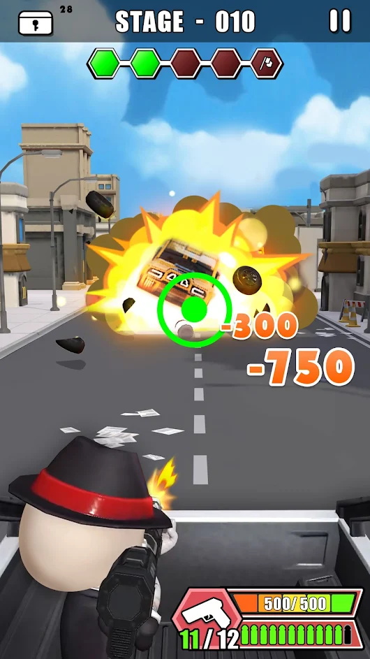 赛车射击复仇3d游戏图2