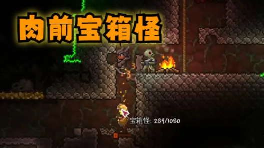 泰拉瑞亚无伤速刷大宝箱怪教程-泰拉瑞亚大宝箱怪打法技巧图片1