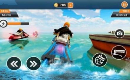 水上漂浮冲浪比赛游戏图3