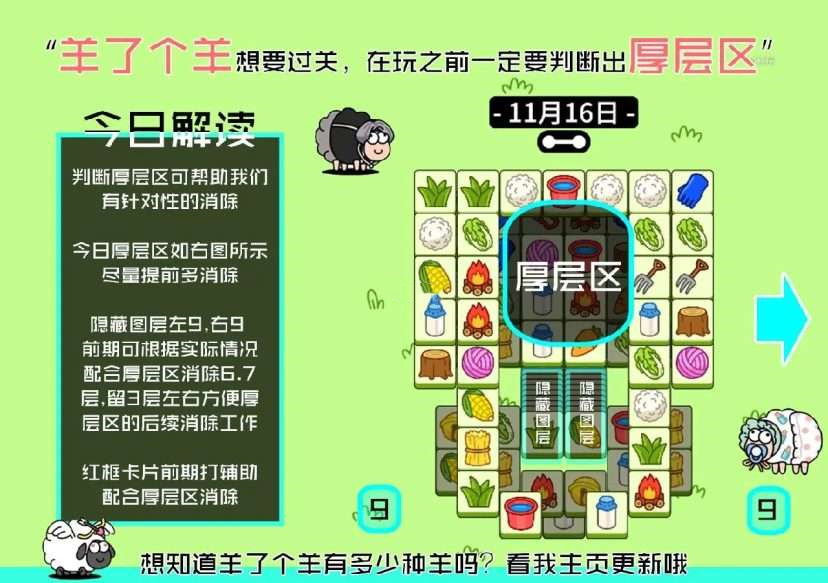 羊了个羊11月16日攻略-羊了个羊11.16怎么过图片1