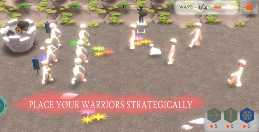 火柴人防御之塔防战场3D游戏图3