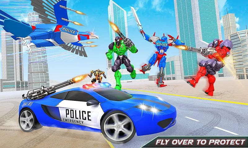 美国警察机器人飞天英雄游戏手机版图3