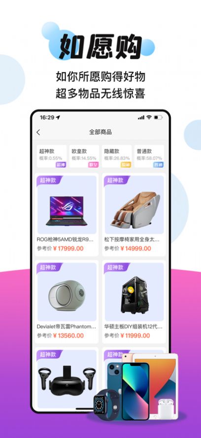 如愿购盲盒购物app官方版图2