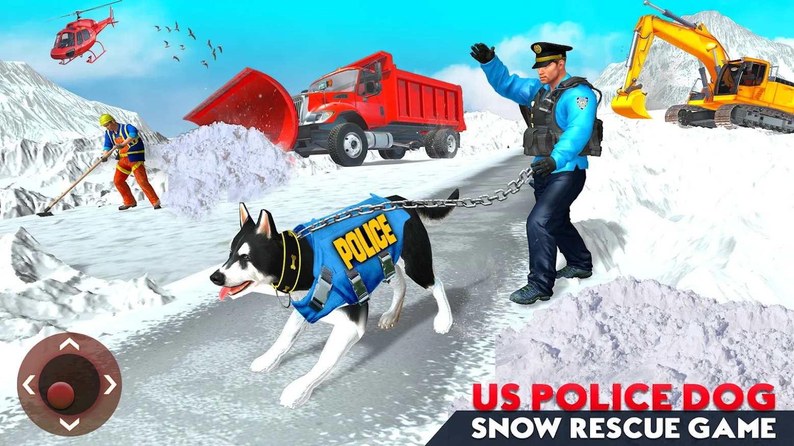 美国警犬雪地救援游戏手机版图1