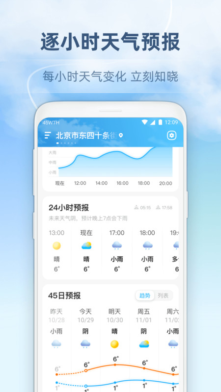 45日天气预报app手机版图1