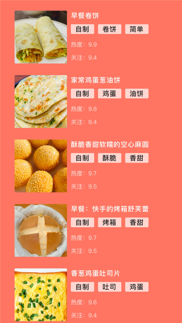 楼里的早餐店美食菜谱app官方版图2