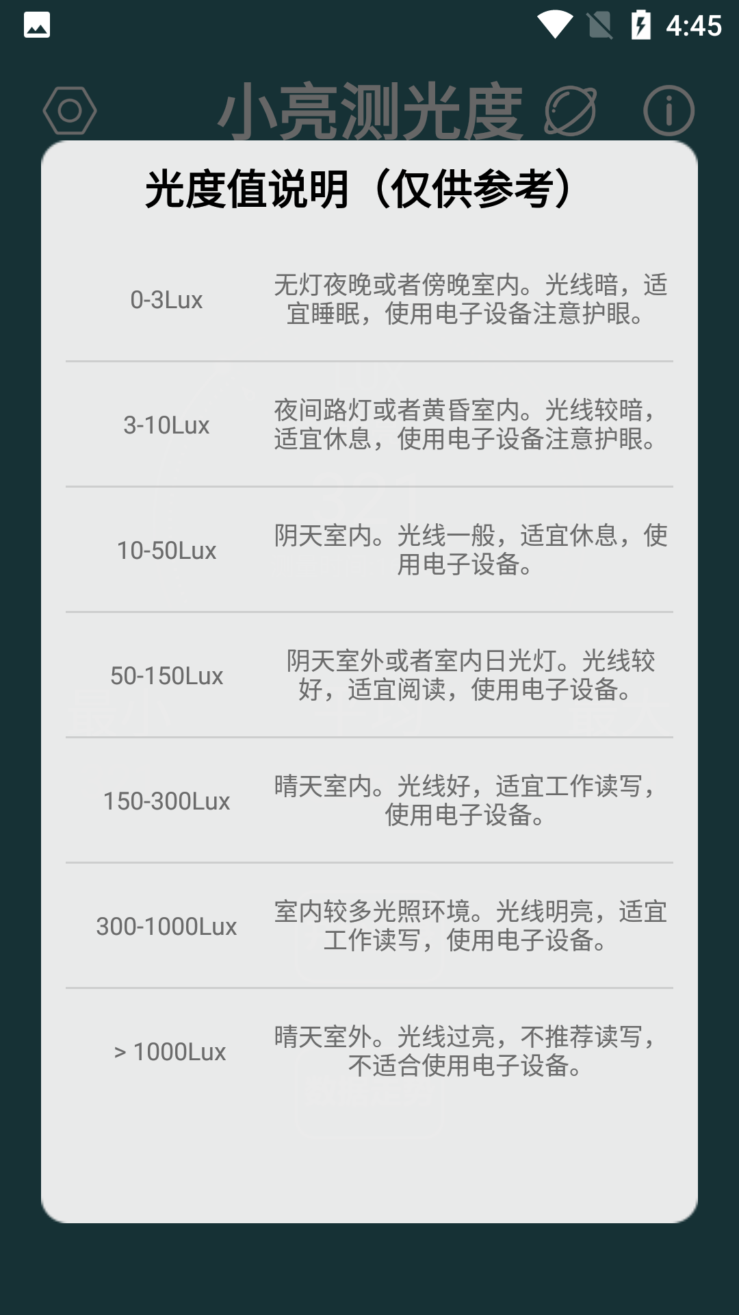 小亮测光度app安卓版图3