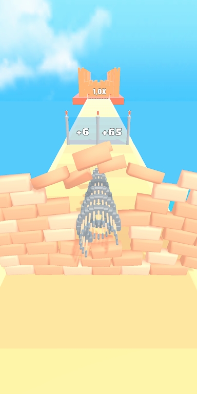 用锤敲击3D游戏图1
