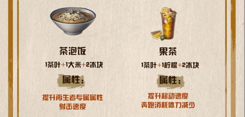 明日之后茶叶食谱配方大全 茶叶食谱配方图文一览图片4