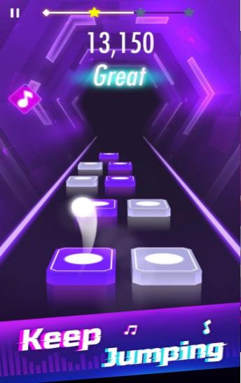 音乐球球跳一跳游戏图片2