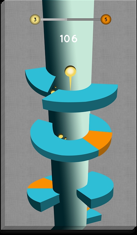Helix Bounce Ball游戏图1